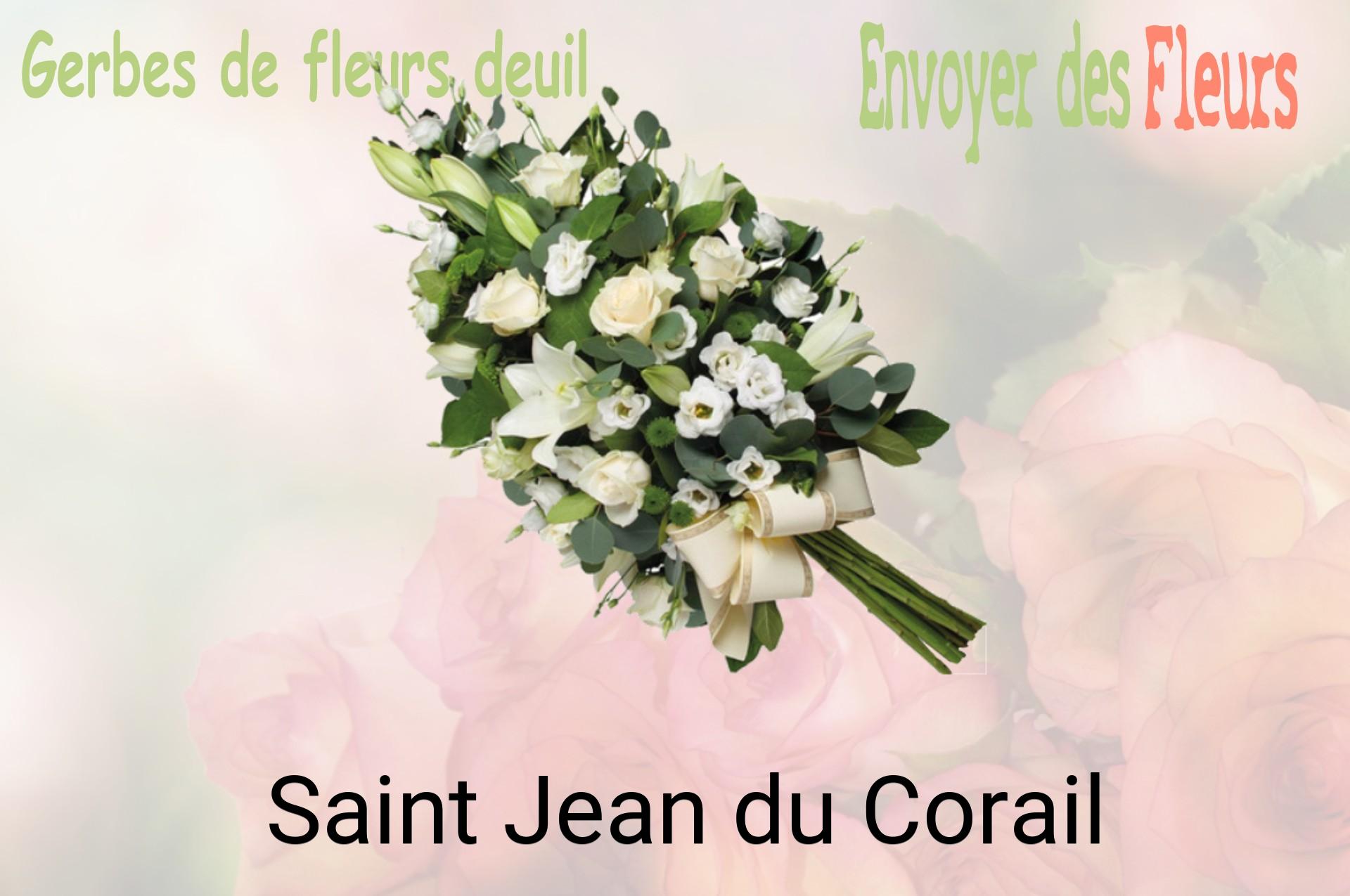 Gerbe de fleurs de deuil livrée à Saint-Jean-du-Corail